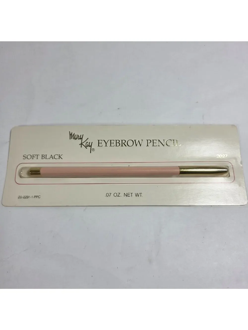 Vintage Mary Kay Eyebrow Pencil Soft Black .07 oz NOS New Sealed #2027 Makeup